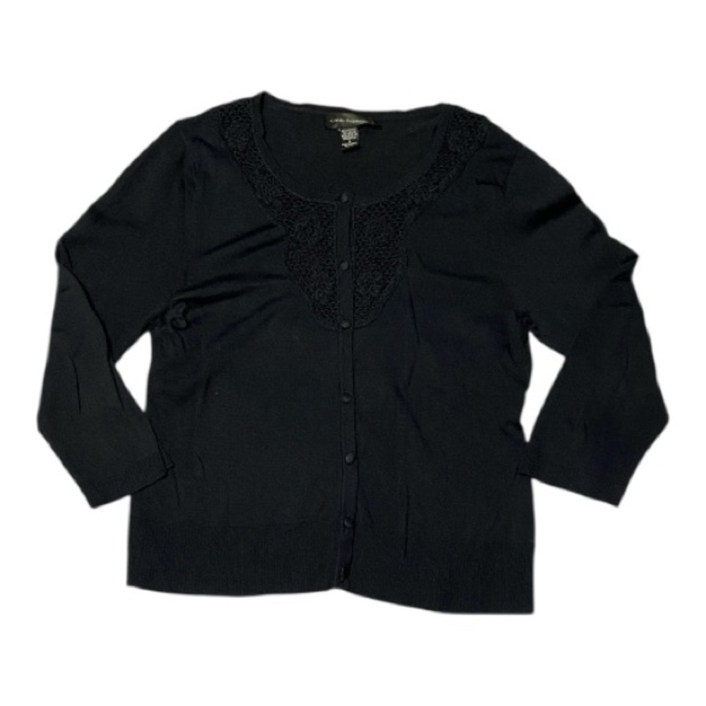 Cable & Gauge Black Cardigan EUC